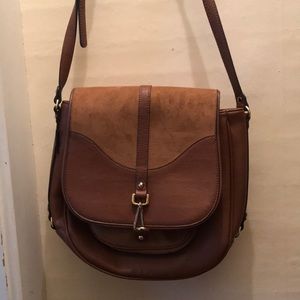 Large Calvin Klein leather Crossbody